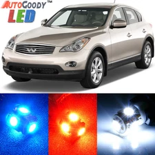 10 x Premium Xenon White LED Lights Interior Package Kit for Infiniti EX35 +Tool