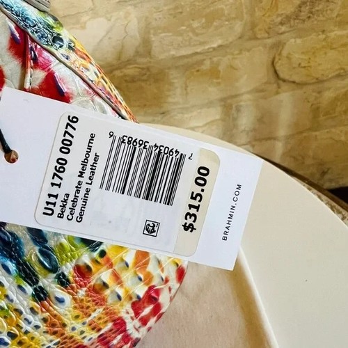 Bolso de Hombro Brahmin Bekka Celebrate Melbourne Cuero Bolso de Mano/Cartera Opción Nuevo con Etiquetas - Imagen 16 de 30
