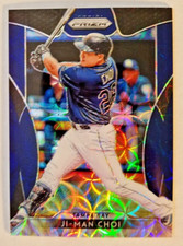 Ji-Man Choi 2019 Panini Prizm Blue Scope 23/35 Rays #119 A1