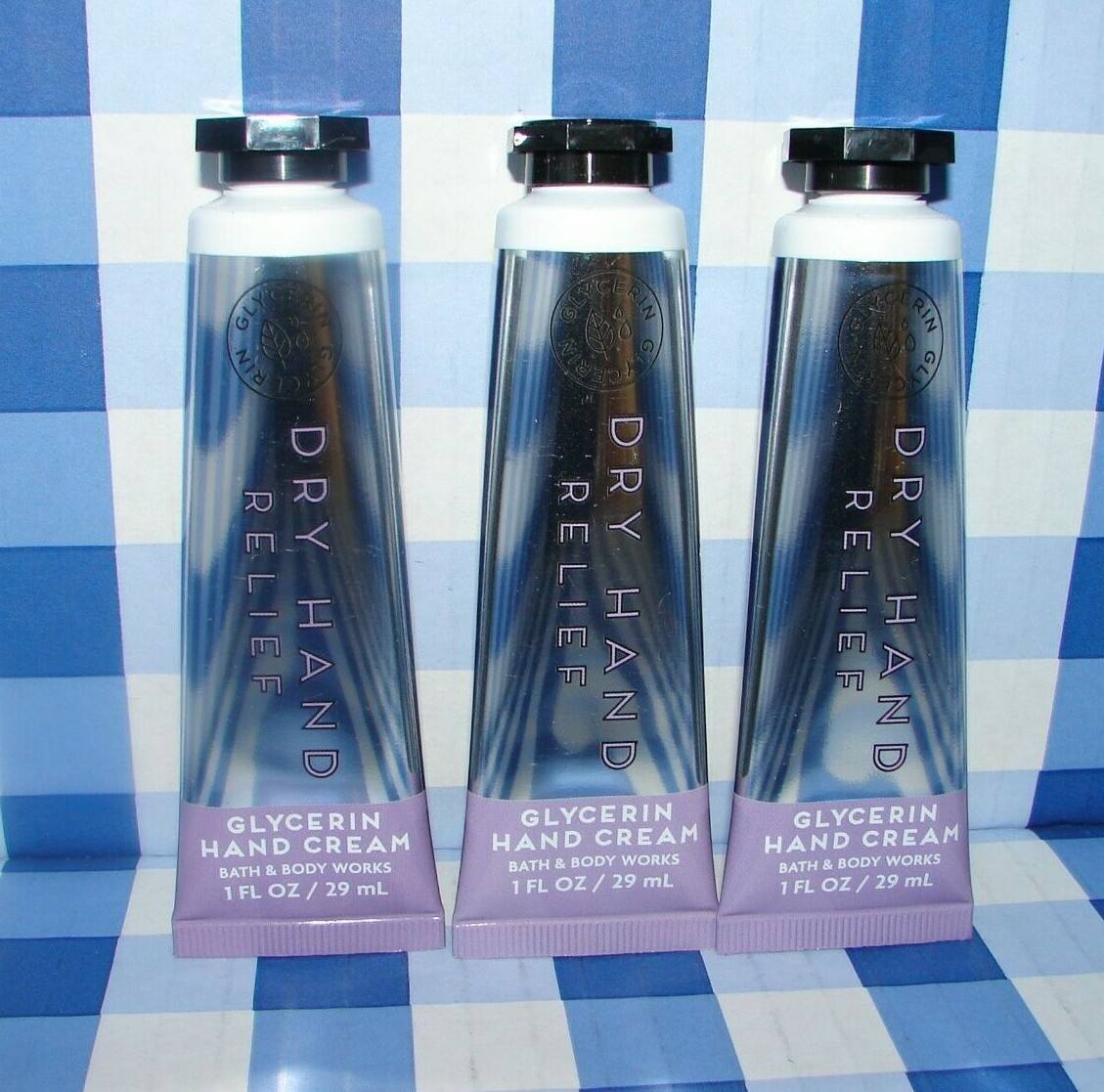Bath & Body Works DRY HAND RELIEF Glycerin Hand Cream Travel Size 1 oz
