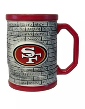 San Francisco 49rs Mug NFL Football Official Coffee Cup 3D Brick Boelter Brands