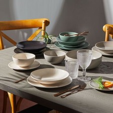 Servizio Piatti Set Tavola TOGNANA Ritual Gres Porcellana Colorati Autunno NUOVO