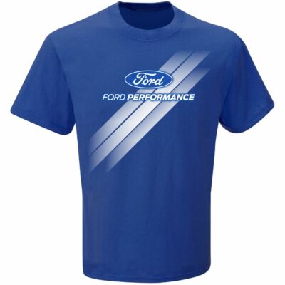 Ford Performance Striped Blue T-Shirt * SALE! * Ships