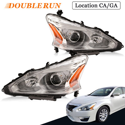 FOR 2013 2014 2015 Altima Sedan Projector Headlights Headlamps Left &Right LH RH
