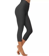 Women's Tik Tok Yoga Pants Anti-Cellulite Push Up Ruched High Waist Leggings Gym