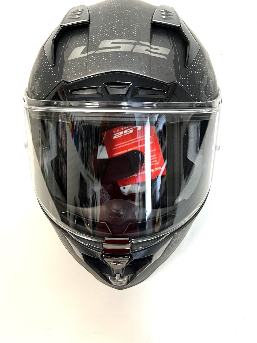 ls2 challenger gt flex helmet LS2 Challenger GT Flex Full Face Street Helmet Matte Black Size M with  Extras