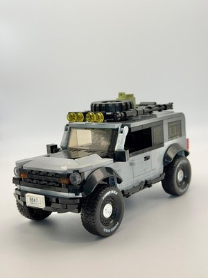   Happy Build PB8847 - Classic Car, mit Container, Power Block bedruckte Steine 