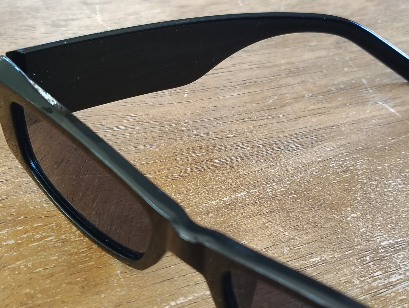 Palm Angels Black Rectangular Frame Sunglasses Si… - image 4