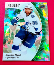 2023-24 BRANDON HAGEL 20/99 Green Rainbow Tampa Bay Lightning #93 Allure