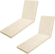 2 pack Outdoor Chaise Lounge Cushions for Patio, 71"x22"x3"