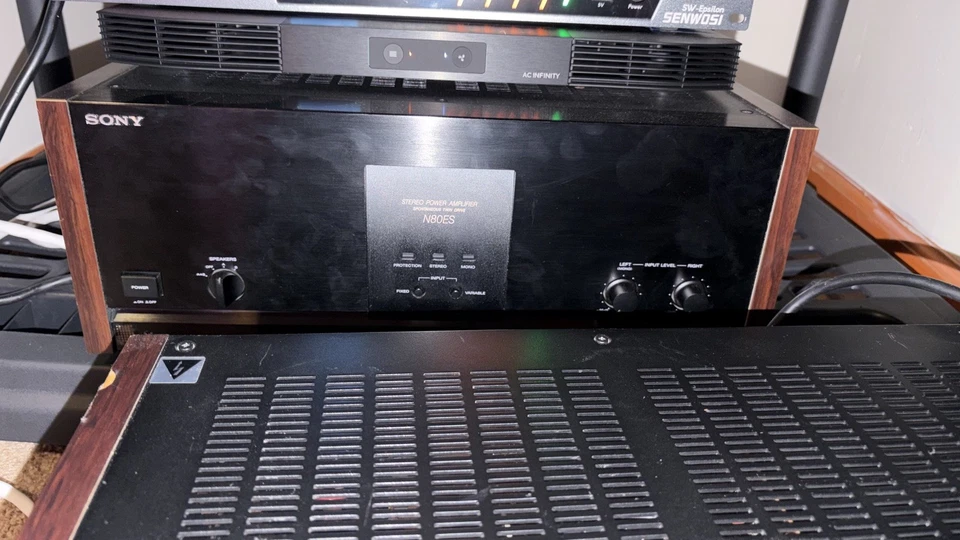 ¡LEER POR FAVOR! DOS amplificadores de potencia Sony Ta-N80es y par de altavoces Dynaco A25 Foto 2 de 4