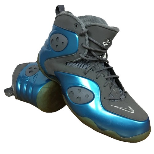 Nike Zoom Sneakers Rookie Dynamic Blu Grigio Penny Uomo 14 Scarpe da Basket 472688 - Foto 1 di 15