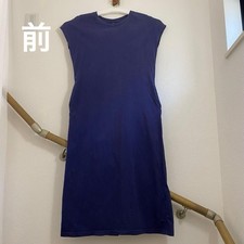 UNIQLO Smooth Cotton French Sleeve Long Dress (Short Sleeve) Size M