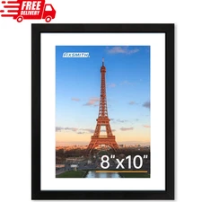 8x10 Picture Frame 1 Pack, Photo Frame with HD Plexiglass, Display Pictures