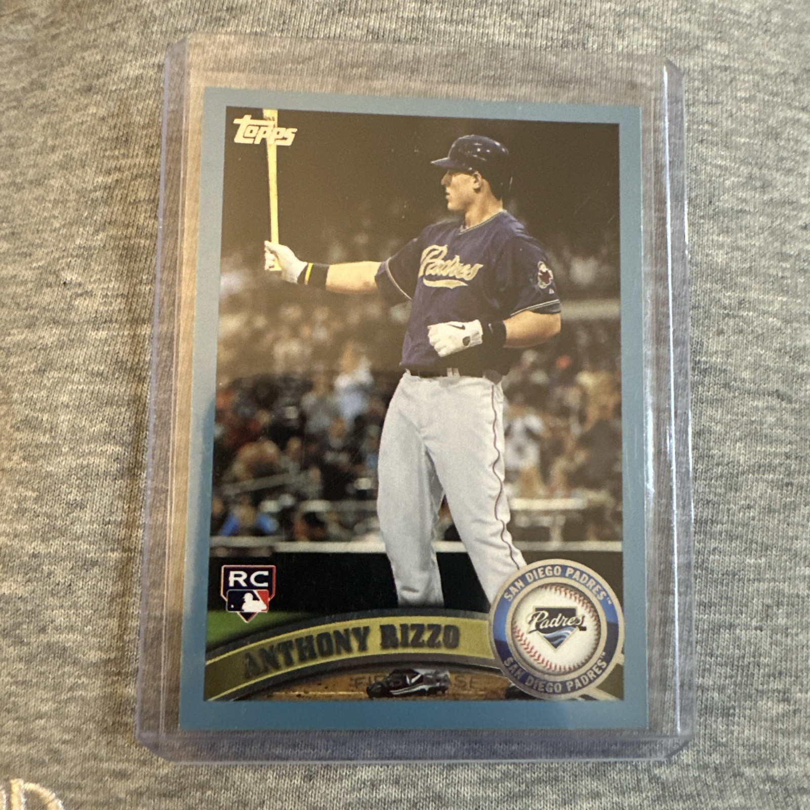 2011 Topps Update Anthony Rizzo #US55 Walmart Blue Parallel (RC) Chicago Cubs