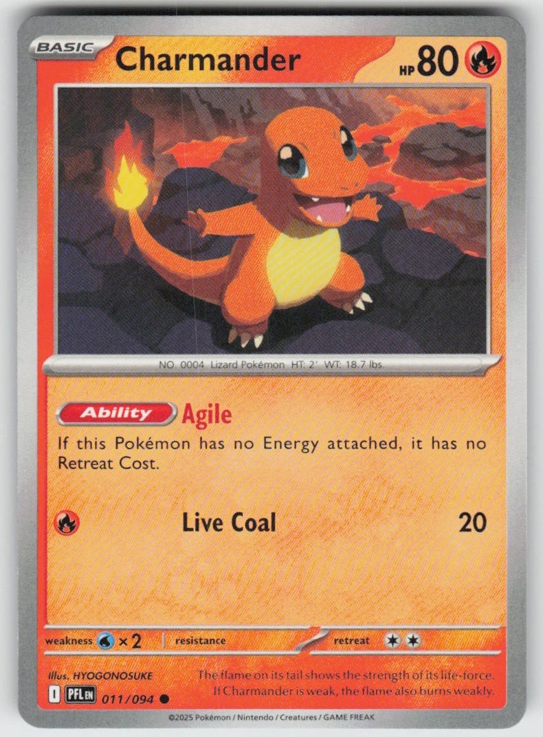 GGC-5 Charmander 011/094 Common ME02: Phantasmal Flames