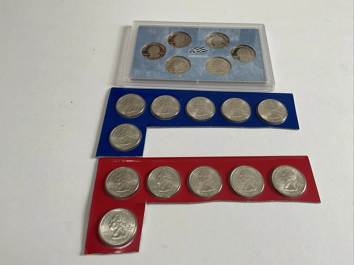 U.S. Mint Certified Proof 50 State Set US State Quarters (1999