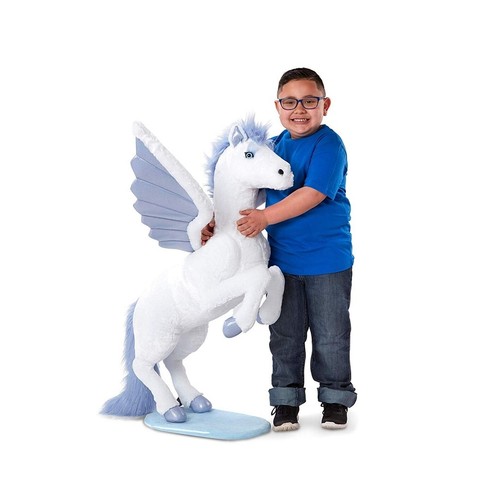 Winged Pegasus Melissa & Doug Giant Lifelike Stuffed Animal 4'5"