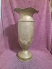 105mm WW 2 TRENCH ART 1944 BRASS VASE WITH SHAPES AND ETCHING — photo 4