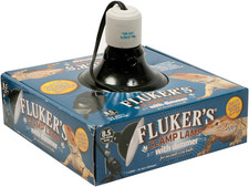 Fluker's Repta Clamp Lamp Heavy Duty Reptile Light 150W Dimmer 8.5 In