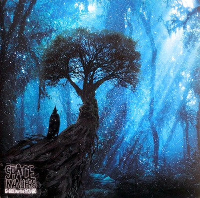 Space Invaders Garden Of The Wizard 2xLP Album Ltd Blu Vinyl Schallplatte 0008
