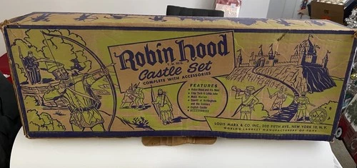 Vintage 1960's Marx Robin Hood Playset No. 4719 Original Box Only