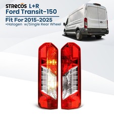 Halogen Tail Light For 2015-2025 Ford Transit-150 w/Single Rear Wheel Left+Right