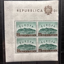 San Marino 1961 quartina del #568 "Europa Unita" MNH** cv160