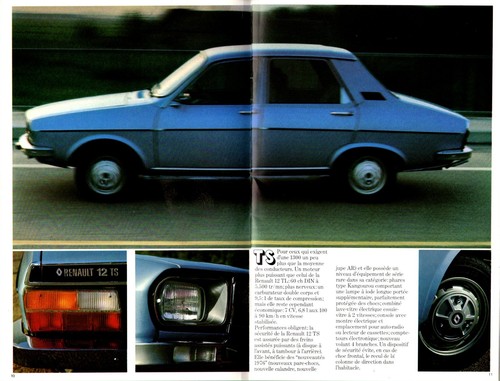 ▬► Prospectus Brochure Catalogue RENAULT 12 R12 L TL TS Auto break 1976 32p - Picture 3 of 5