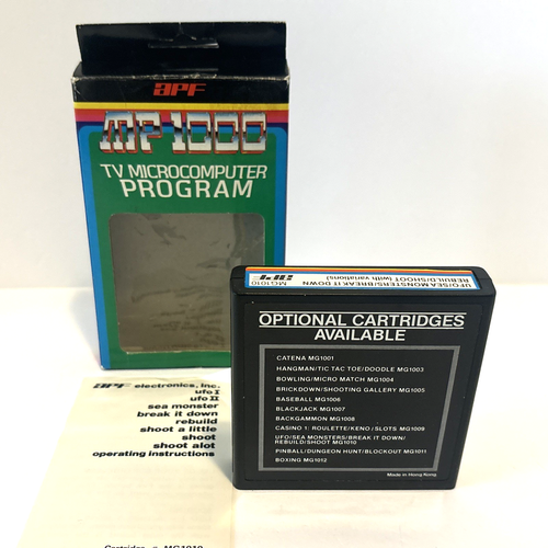 Programma Microcomputer TV APF MP1000 Vintage UFO/Mostro Marino/Ricostruzione Scatto Raro - Foto 4 di 12