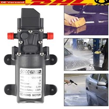 12V 70W Elektrische Hochdruck Wasserpumpe Automatik für Trinkwasser Boot Caravan