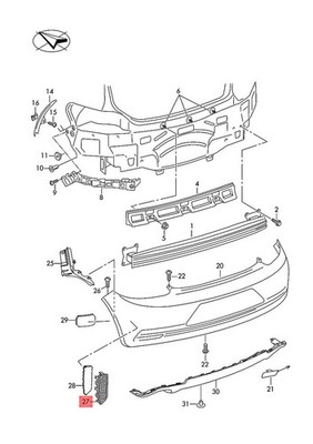 Genuine VW Scirocco 138 Trim Right 1K8807726