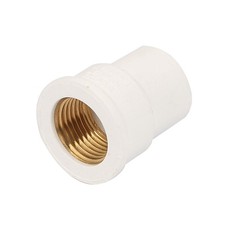 1/2BSP Female Thread PVC Straight Pipe Fitting Coupling Adapter Connector