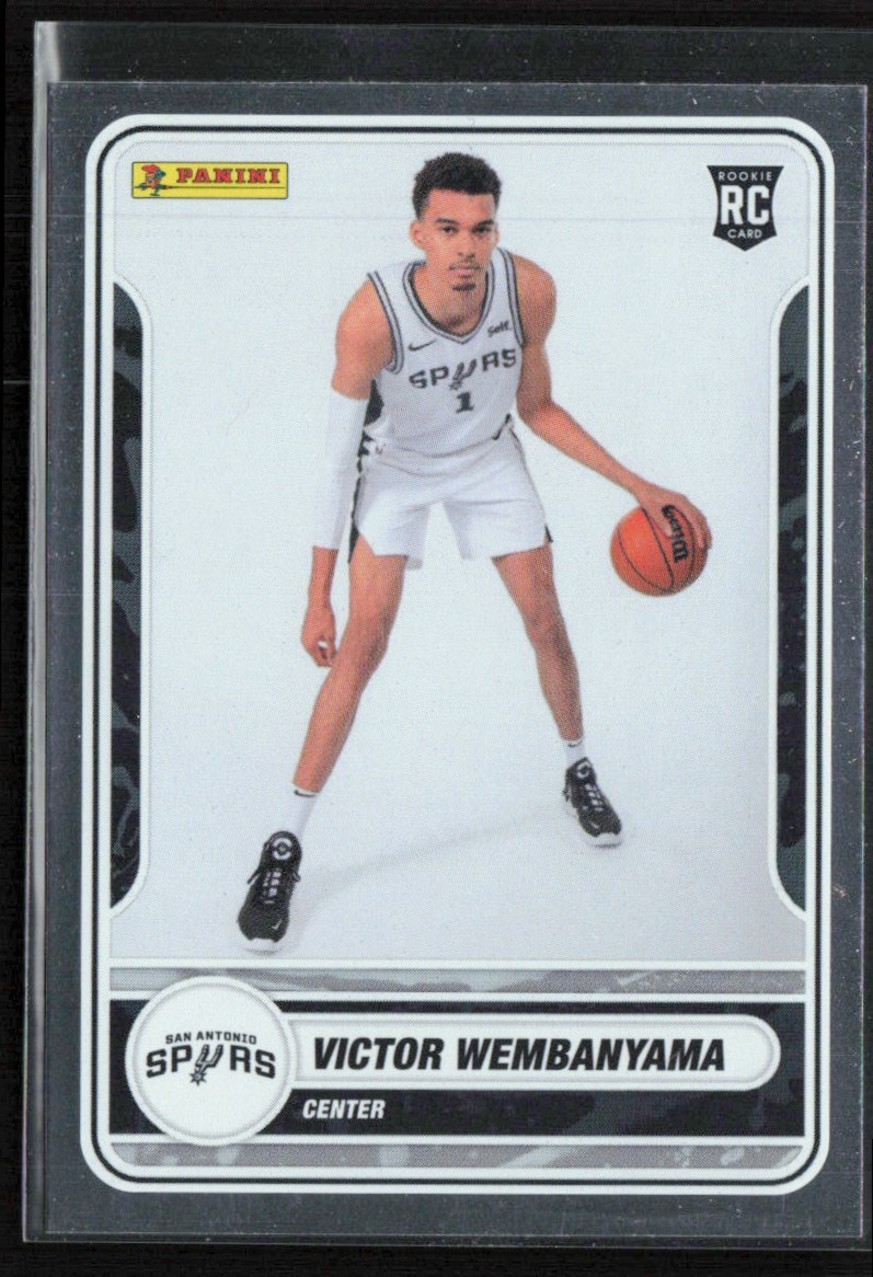 Victor Wembanyama 2023-24 Panini Sticker Silver Foil RC #96 San Antonio Spurs