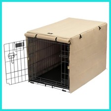 Double Door Dog Crate Cover - Polyester Pet Kennel Cover Fits 24 30 36 42 48 ...