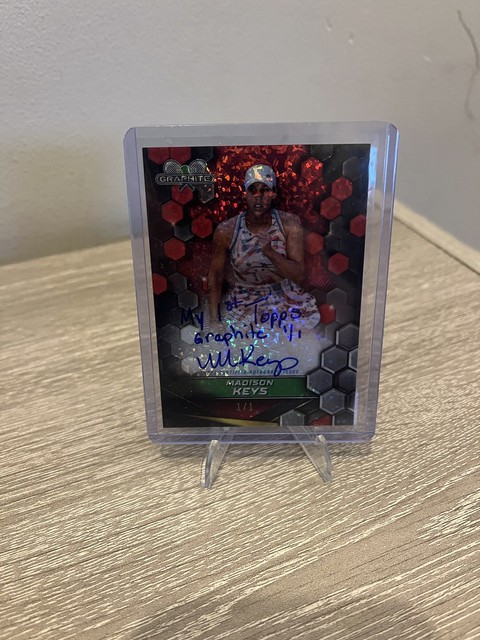 Madison Keys 1/1 Auto Topps tennis Graphite 2024
