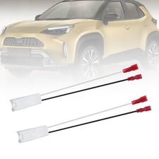 2Pcs Car Front Door Speaker Wire Harness Adapter Premium Easy Installation