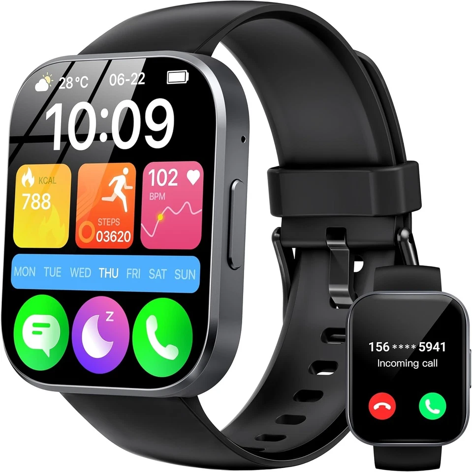 Montre Connectée OUKITEL Etanche , Tactile 1.91" - Appels et Notifications - Photo 3/4