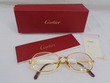 VTG 1989 Cartier Must De Panthere Gold Plated Eyeglass Frames 135-54-17