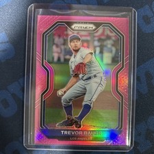 2021 Panini Prizm Trevor Bauer Pink Prizm #46