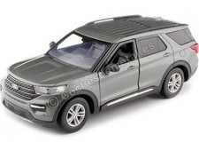 2022 Ford Explorer XLT Gris Métallisé 1:24 Motor Max 79378