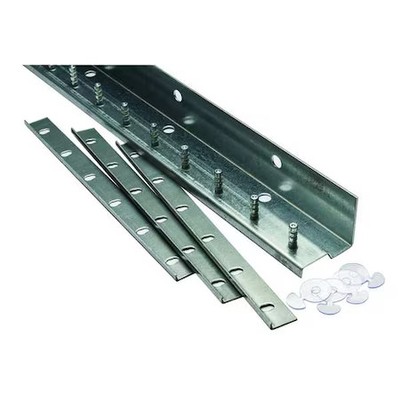 Tmi 999-10049 Save-T-Loc Strip Door Hardware, 3Ft, Alum