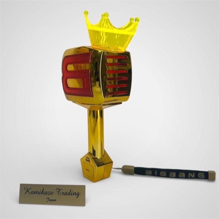 BIGBANGフラッシュバンド BIGBANG Official 10th Anniversary Gold Light Stick with Strap