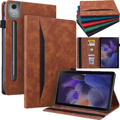 Für Lenovo Idea Tab Pro TB373FU 12,7'' 2025 Leder Schutzhülle Mit Kartenfächern