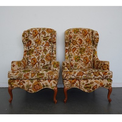 Chair Sets Antique Wingback Chair Prices Paisley Cranberry Wing