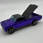 Hot Wheels Redline Custom Fleetside 1967/1968 Purple Painted Base SHS Hong Kong