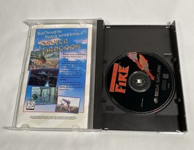 Black Fire Sega Saturn Complete CIB Tested Working w/ Manual Disc & Case