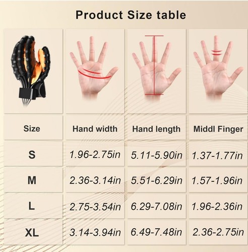 Rehabilitation Roboter Handschuhe Fingertrainer Handschlag Erholung Heimausrüstung - Bild 7 von 12