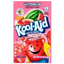 12x Kool-Aid Packets Watermelon .13oz Drink Mixes New Fresh Stock