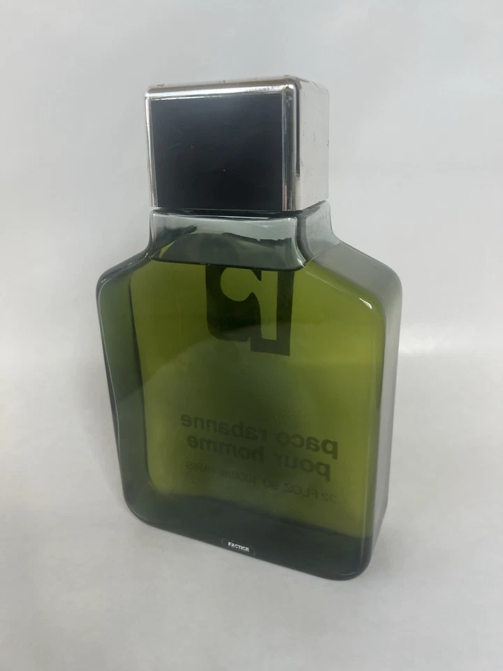 Enorme botella de exhibición de tienda vintage años 80 Paco Rabanne Pour Homme EDT de 1000 ml/32 oz Foto 4 de 4